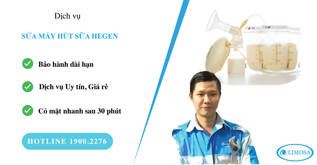 sửa máy hút sữa Hegen limosa