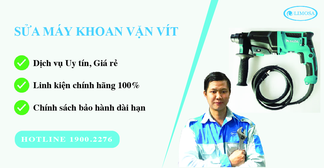 Sửa Máy Khoan Vặn Vít Limosa