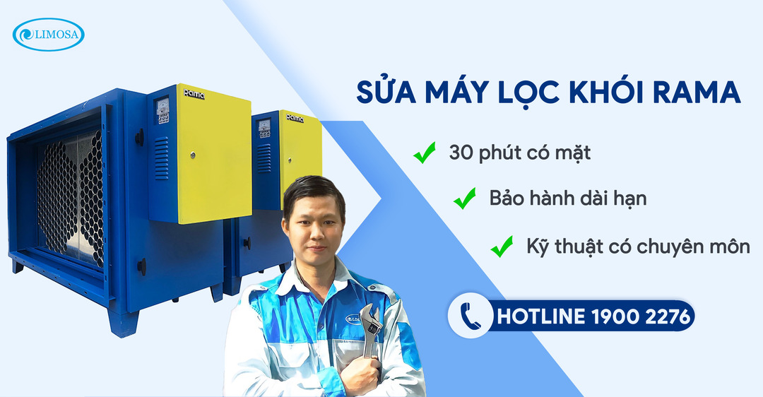 sửa máy lọc khói rama limosa
