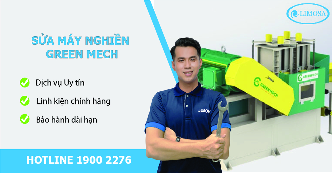 Sửa Máy Nghiền Green Mech Limosa