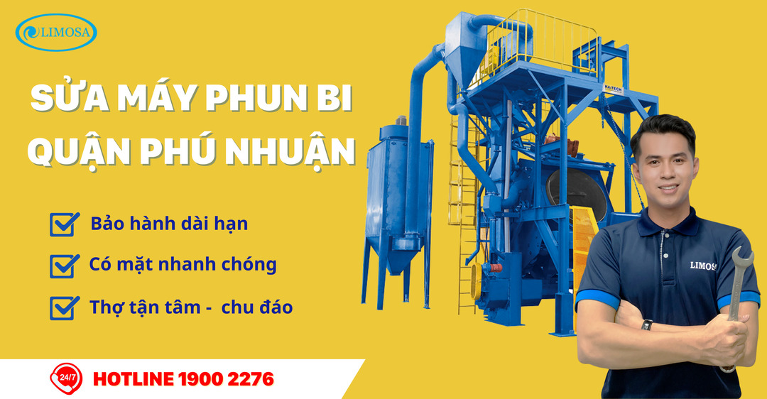 Sửa Máy Phun Bi Quận Phú Nhuận Limosa