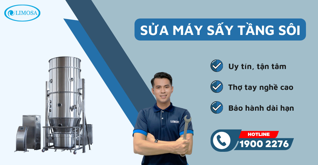 Sửa Máy Sấy Tầng Sôi Limosa