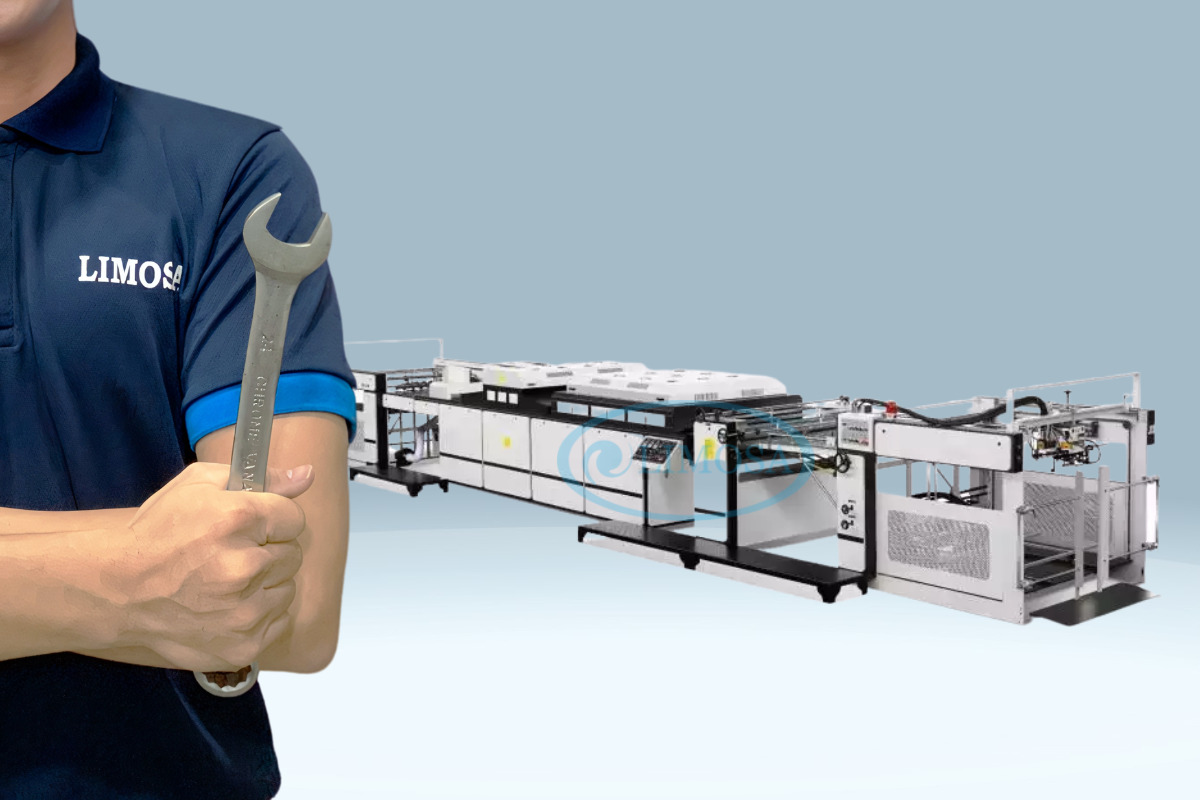 sửa máy tráng phủ uv