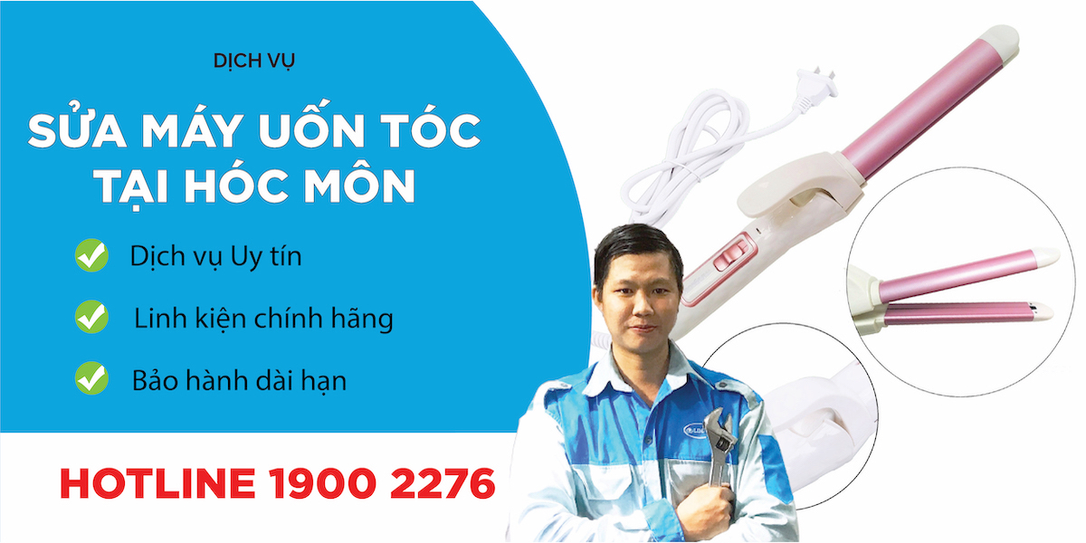 sửa máy uốn tóc tại hóc môn