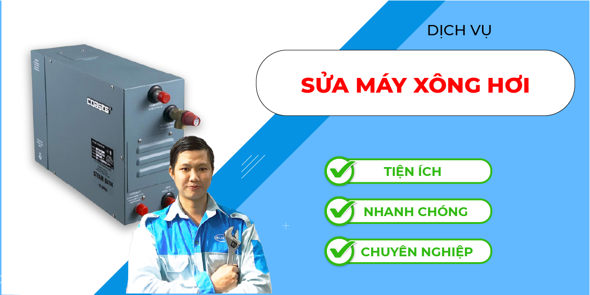 sửa máy xông hơi