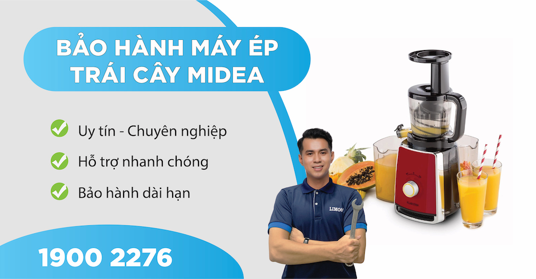 bảo hành máy ép trái cây midea