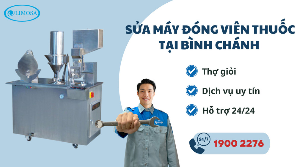 Sửa Máy Đóng Viên Thuốc Tại Bình Chánh Limosa