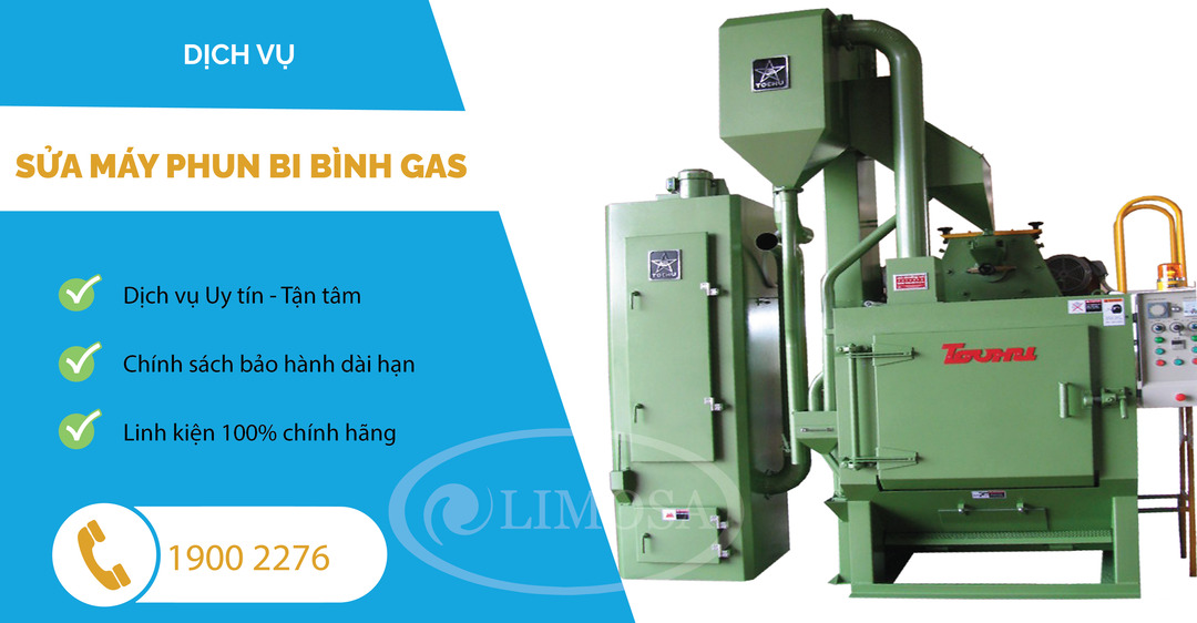 Sửa Máy Phun Bi Bình Gas Limosa
