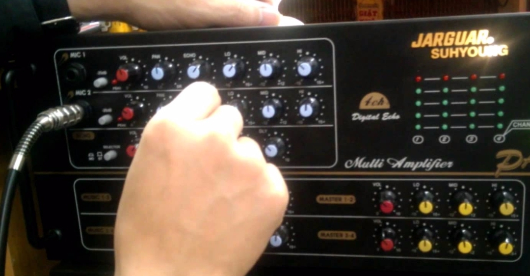 amply không vào điện