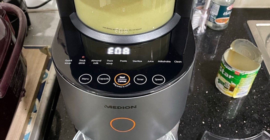 Cách Khắc Phục Máy Làm Sữa Hạt Medion Báo Lỗi E08