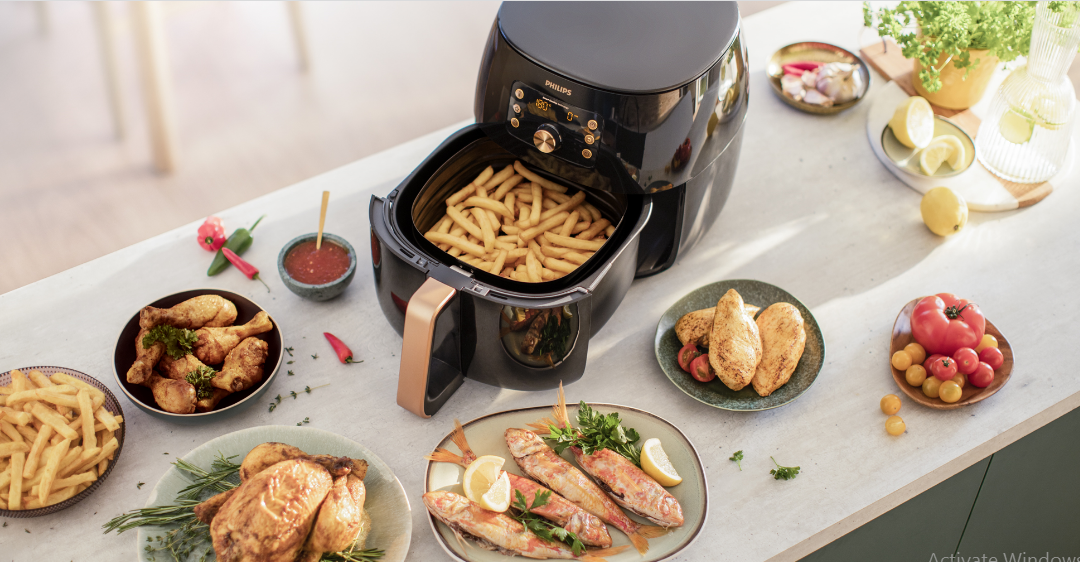 nồi chiên không dầu báo lỗi e1