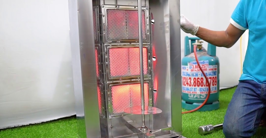 lò nướng thịt Doner Kebab không điều chỉnh nhiệt độ