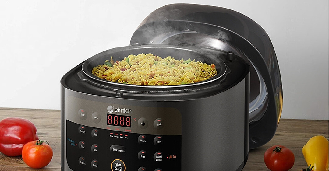nồi chiên không dầu sharp báo lỗi e1