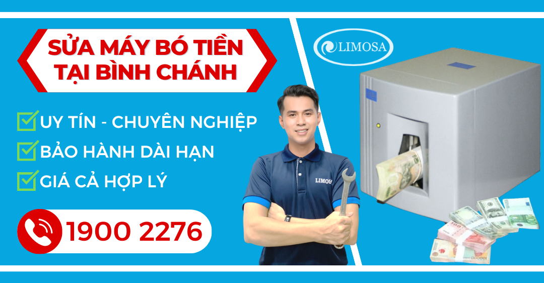 Sửa Máy Bó Tiền Tại Bình Chánh Limosa