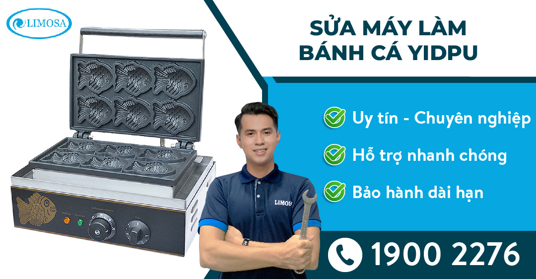 Sửa máy làm bánh cá Yidpu Limosa