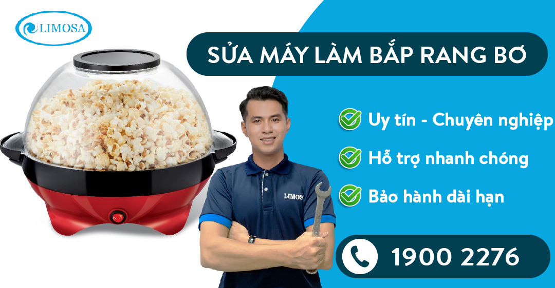 Sửa máy làm bắp rang bơ Limosa