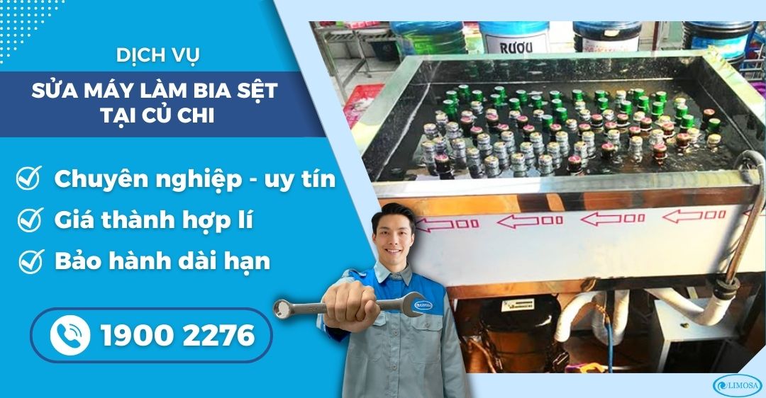 Sửa Máy Làm Bia Sệt Tại Củ Chi Limosa