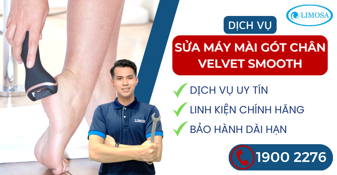Sửa Máy Mài Gót Chân Velvet Smooth Limosa