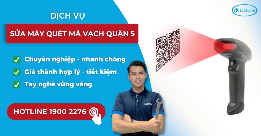 Sửa Máy Quét Mã Vạch Quận 5 Limosa