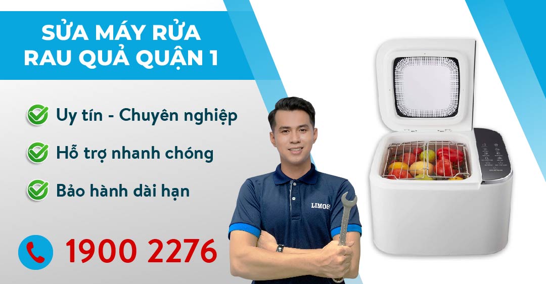 Sửa Máy Rửa Rau Quả Quận 1 Limosa