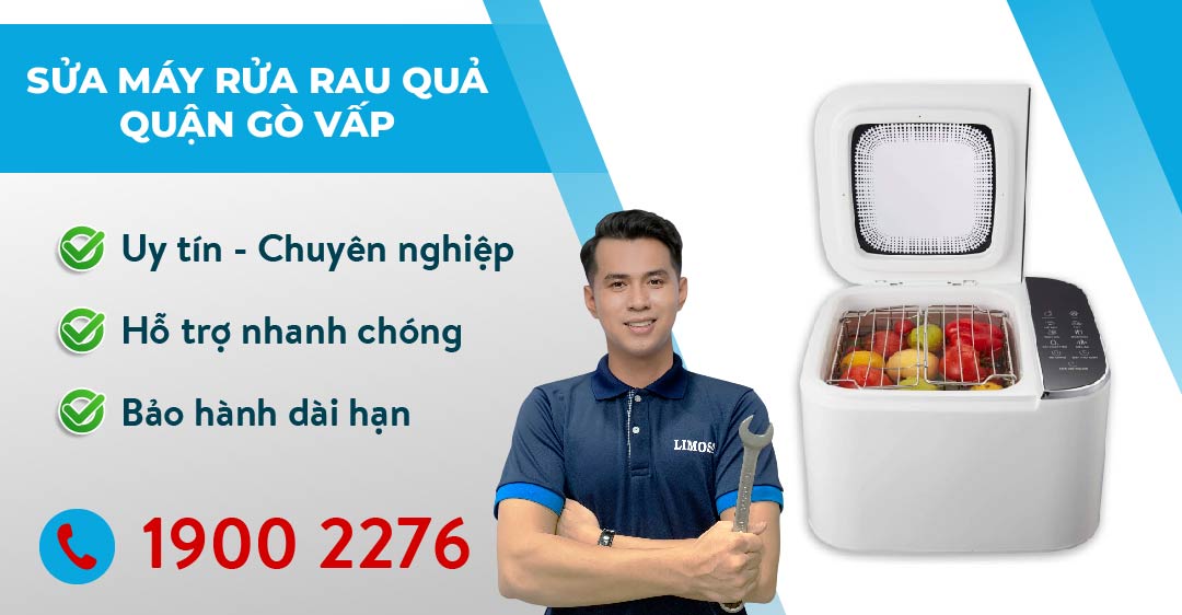 Sửa Máy Rửa Rau Quả Quận Gò Vấp Limosa