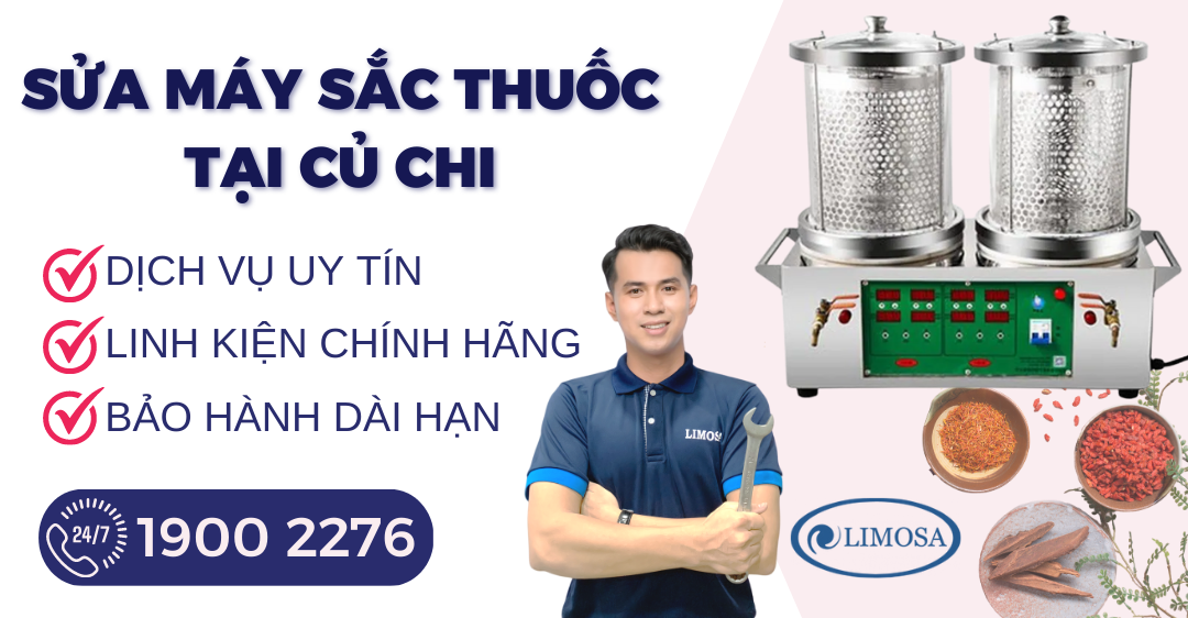Sửa Máy Sắc Thuốc Tại Củ Chi Limosa