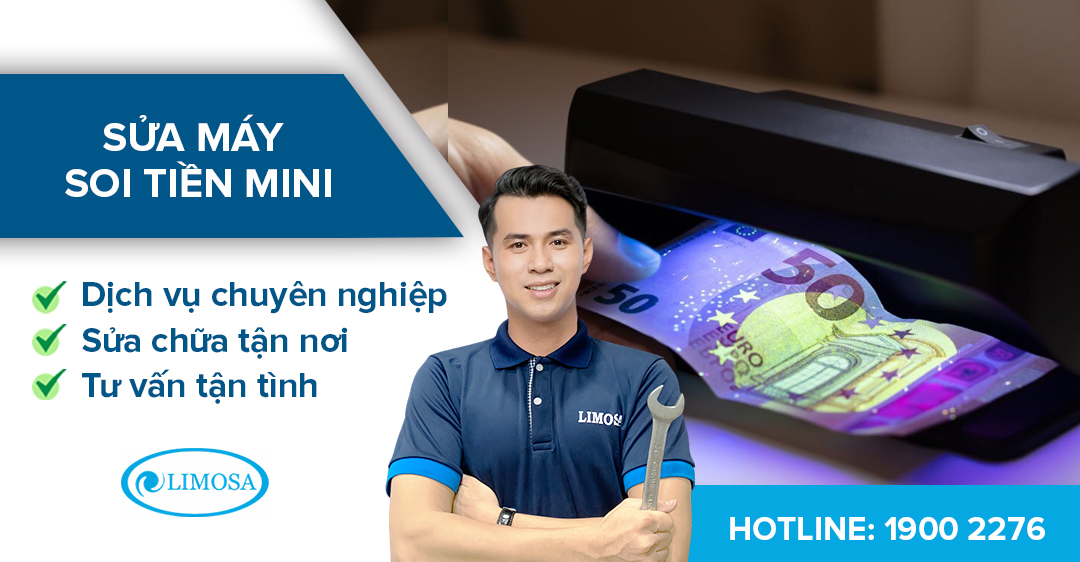 Sửa máy soi tiền Mini Limosa