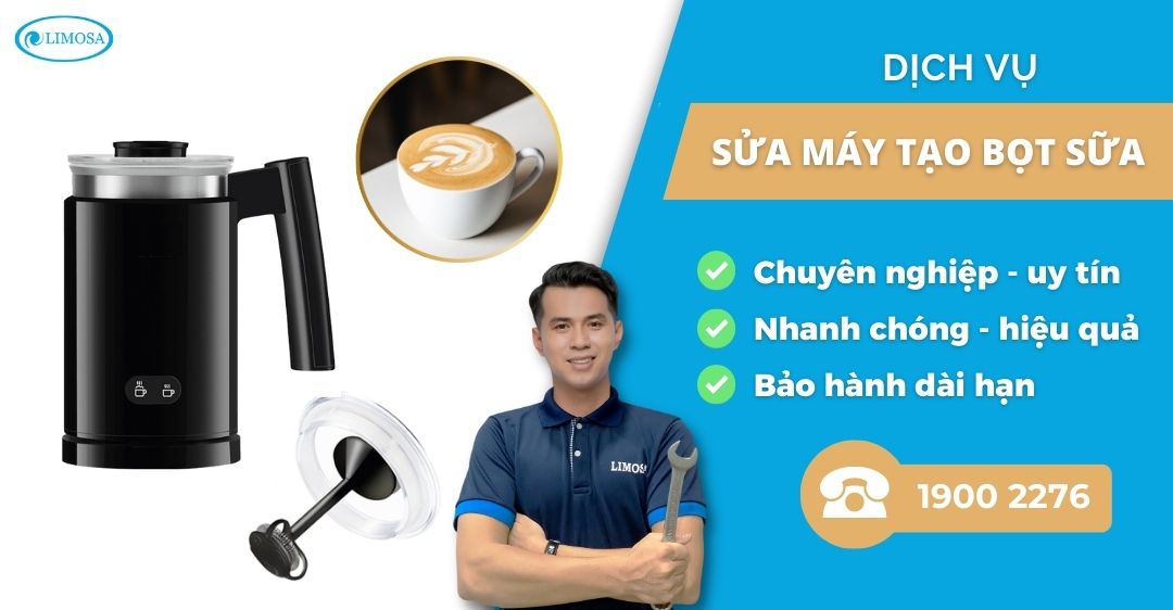 Sửa Máy Tạo Bọt Sữa Limosa