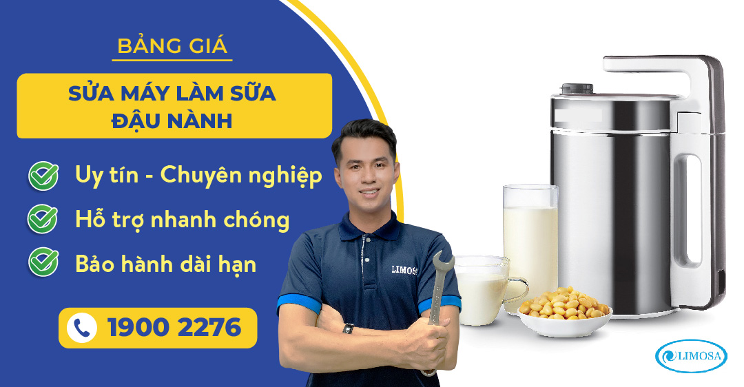 bảng giá sửa máy làm sữa đầu nành