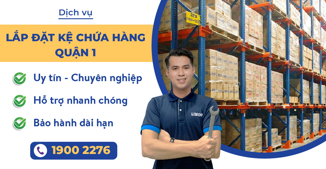 Lắp đặt kệ chứa hàng quận 1 Limosa