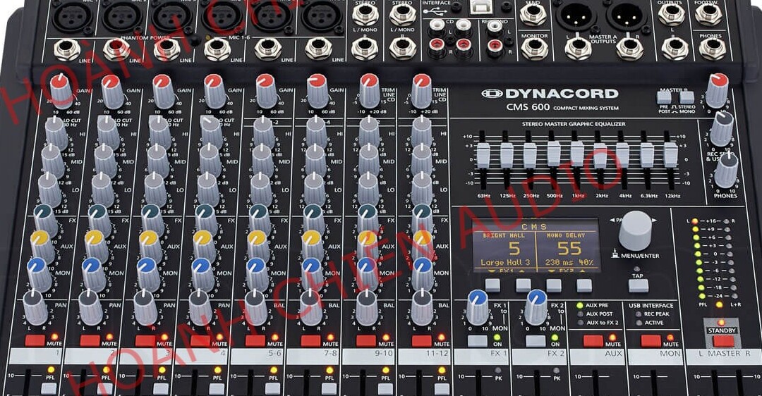 Bạn không sử dụng đúng những nút nhấn trên mixer