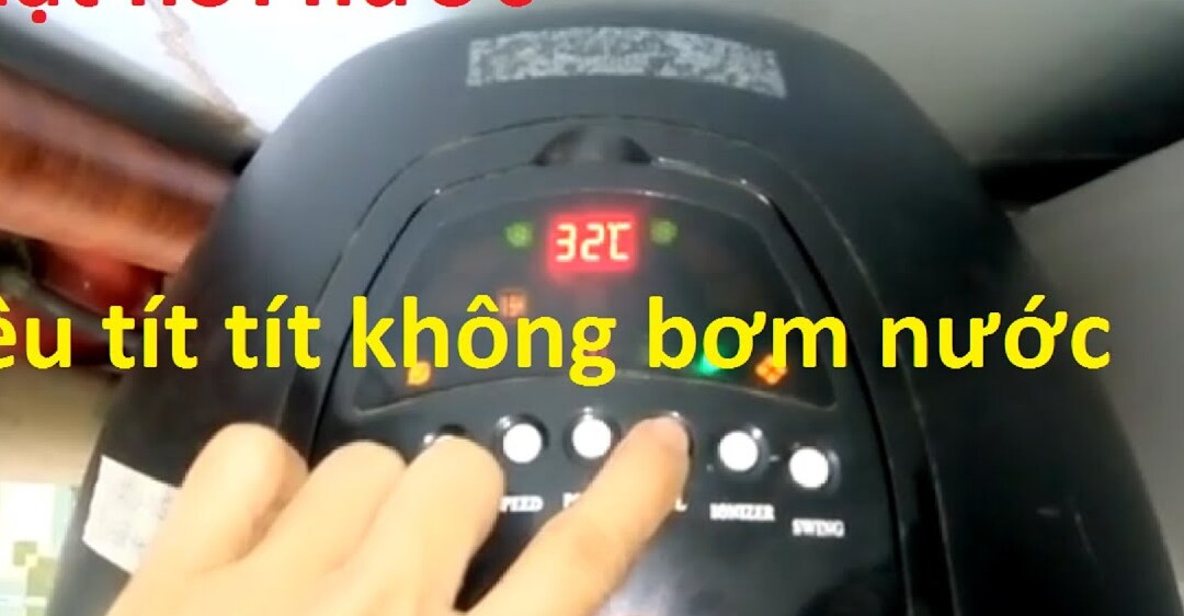 Động cơ điều hòa của quạt hơi nước phát ra tiếng kêu