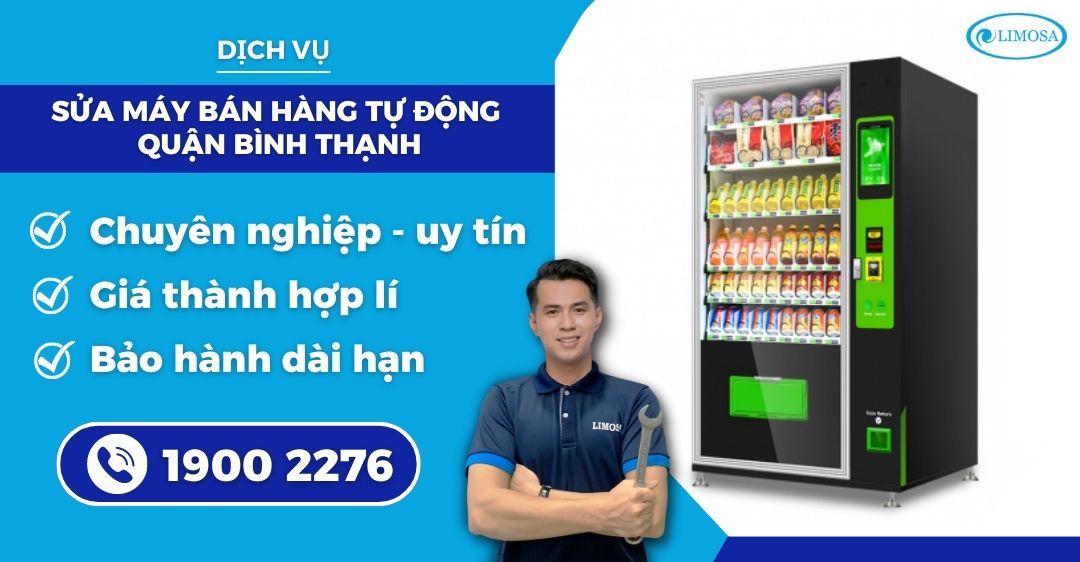 Sửa Máy Bán Hàng Tự Động Quận Bình Thạnh Limosa