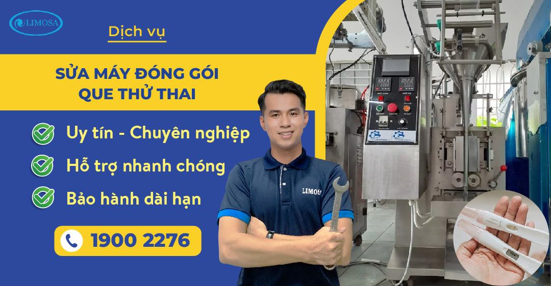 Sửa máy đóng gói que thử thai Limosa