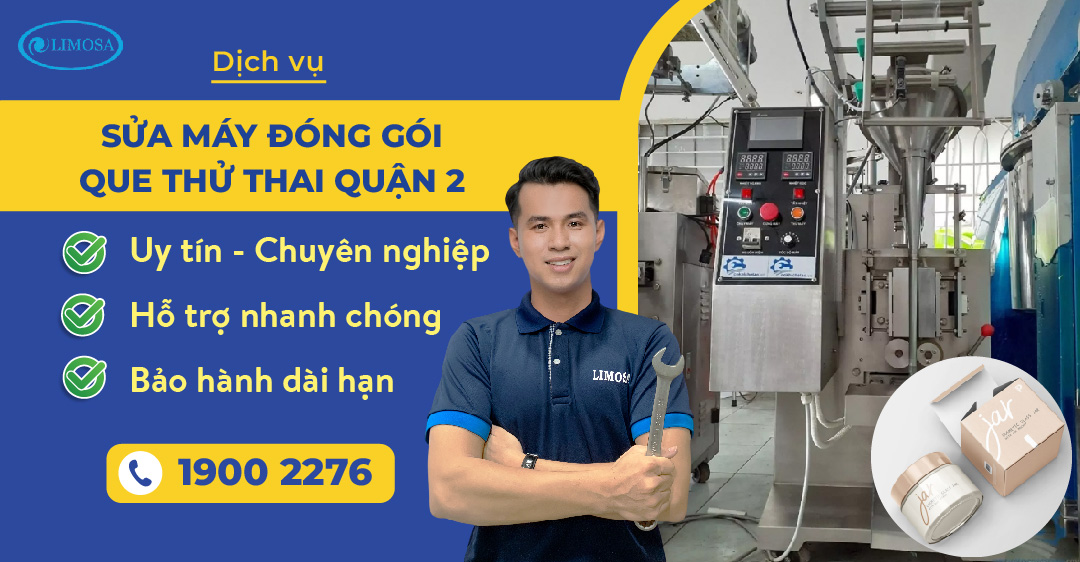Sửa máy đóng gói que thử thai quận 2 Limosa