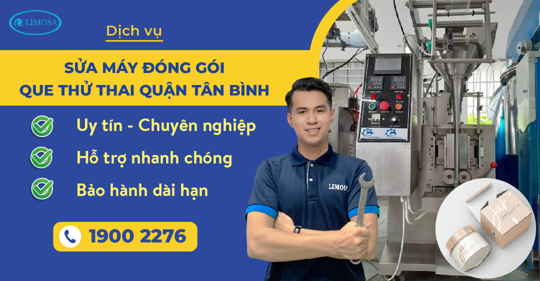 Sửa máy đóng gói que thử thai quận tân bình Limosa