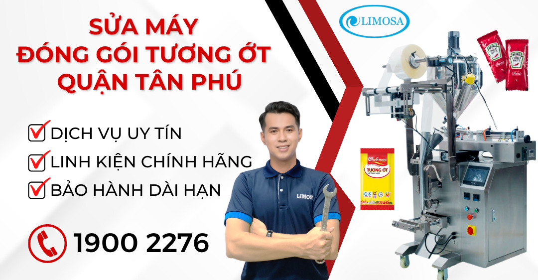 Sửa Máy Đóng Gói Tương Ớt Quận Tân Phú Limosa