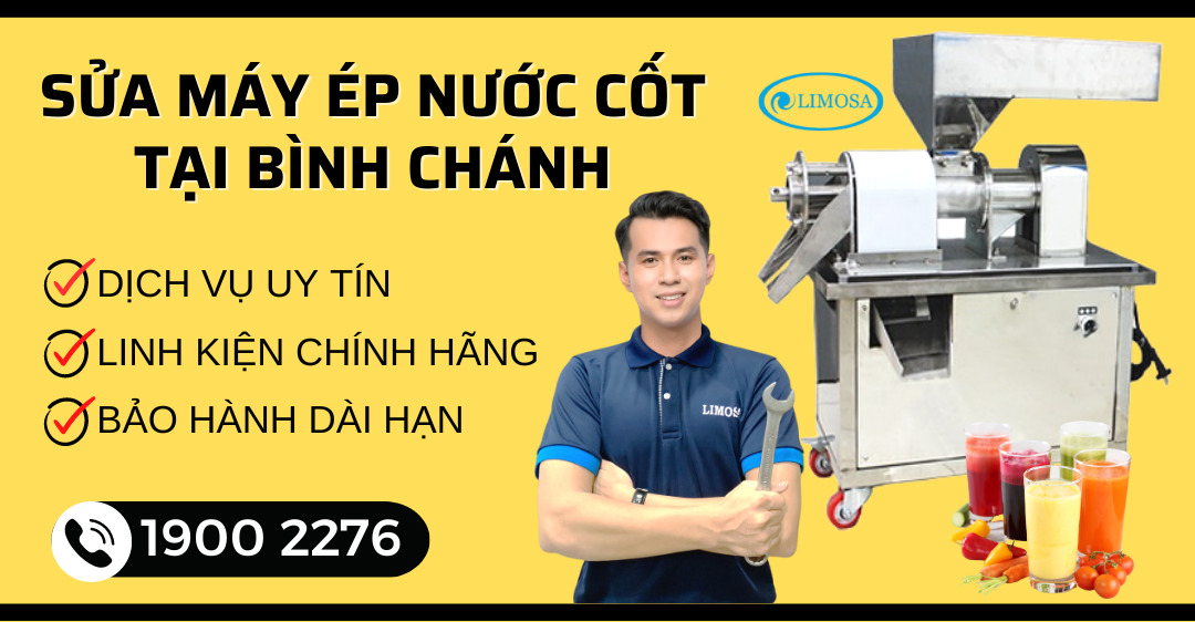 Sửa Máy Ép Nước Cốt Tại Bình Chánh Limosa