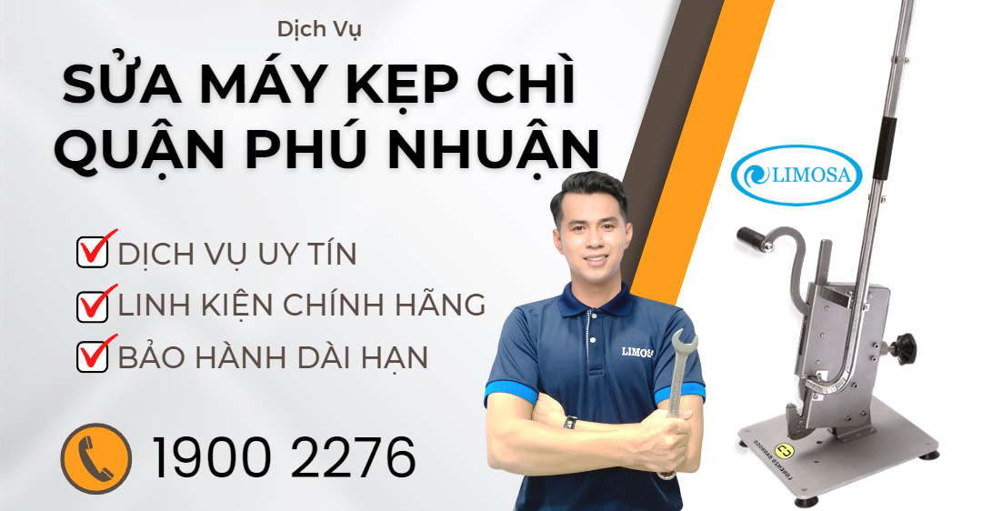 Sửa Máy Kẹp Chì Quận Phú Nhuận Limosa