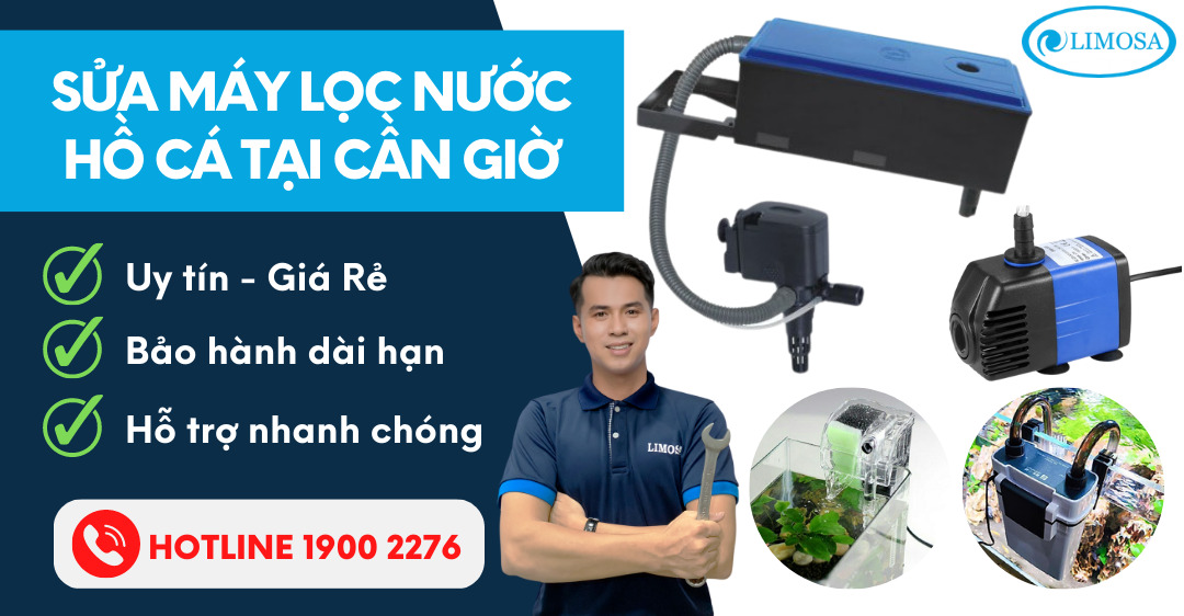Sửa Máy Lọc Nước Hồ Cá Tại Cần Giờ Limosa