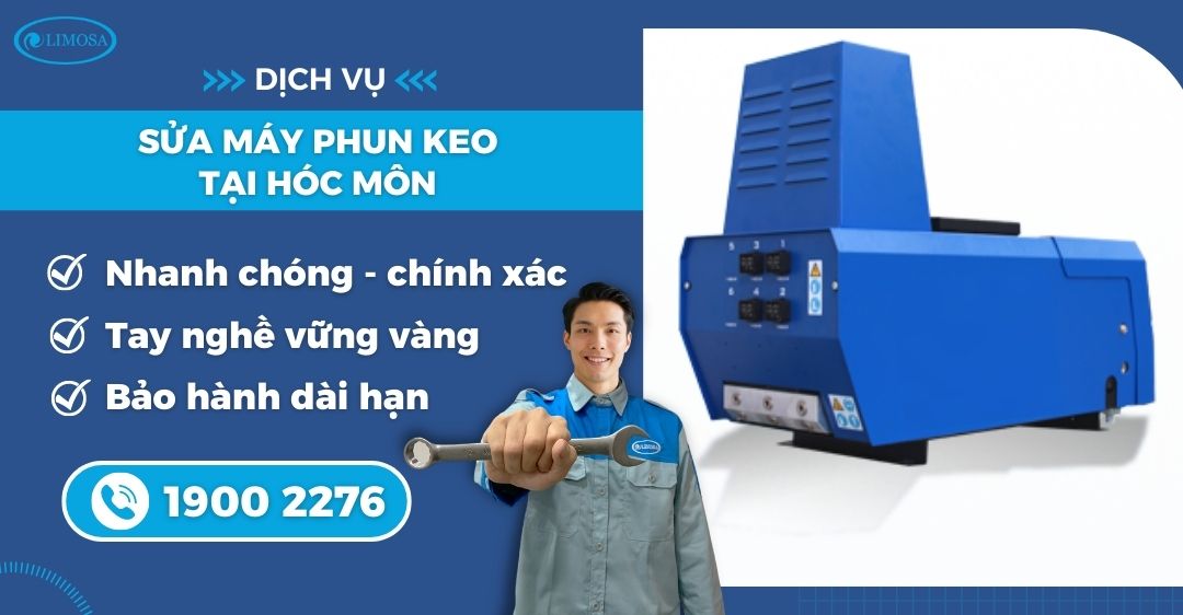 Sửa Máy Phun Keo Tại Hóc Môn Limosa