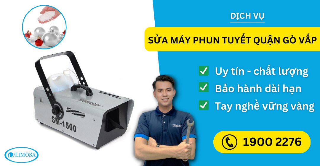 Sửa Máy Phun Tuyết Quận Gò Vấp Limosa