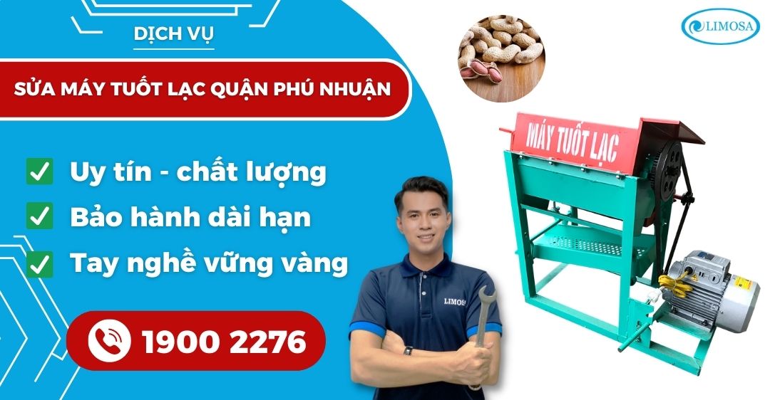 Sửa Máy Tuốt Lạc Quận Phú Nhuận Limosa