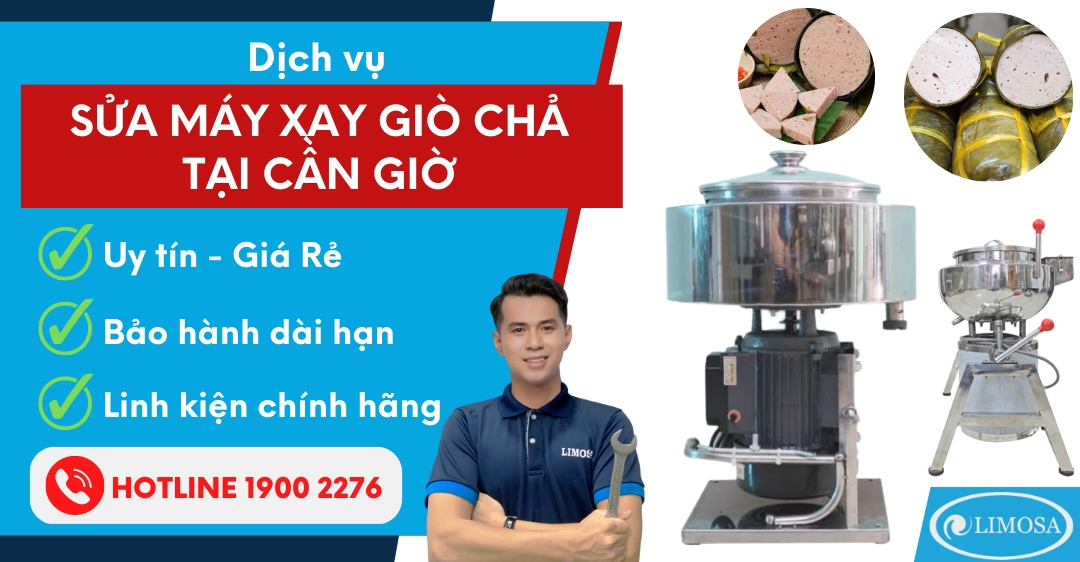 Sửa Máy Xay Giò Chả Tại Cần Giờ Limosa