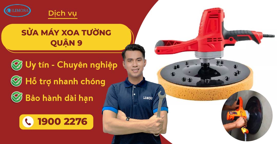 sửa máy xoa tường quận 9 Limosa