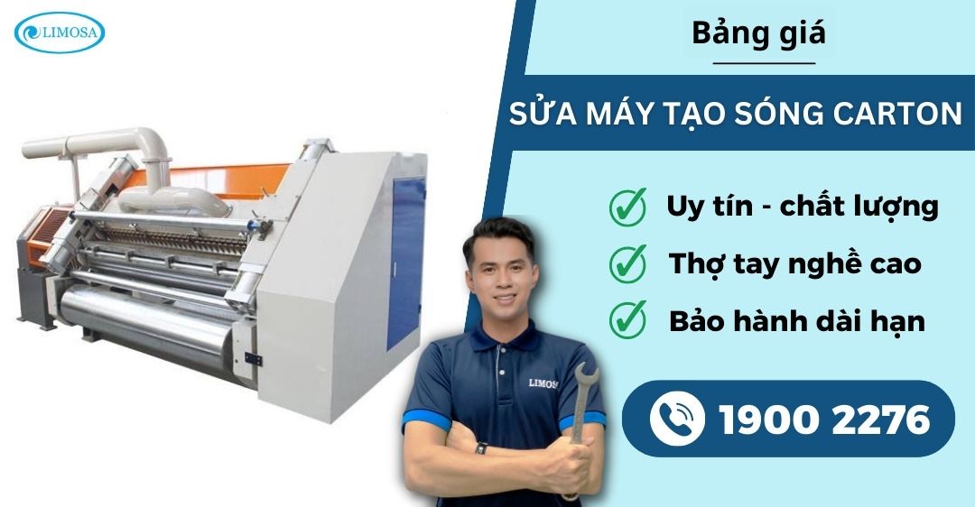 Bảng giá sửa máy tạo sóng carton