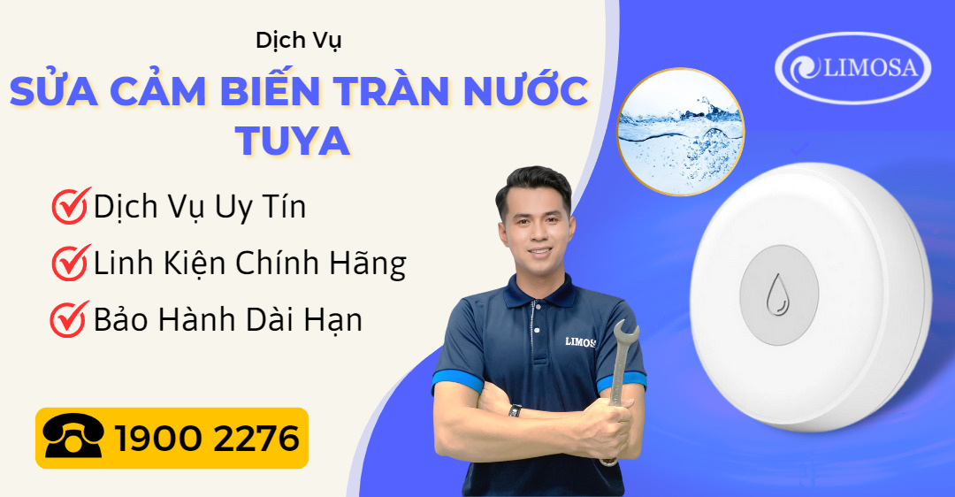 Sửa Cảm Biến Tràn Nước Tuya Limosa