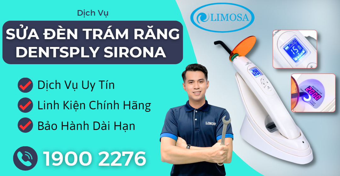 Sửa Đèn Trám Răng Dentsply Sirona Limosa