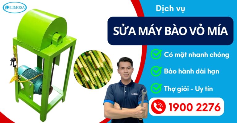Sửa Máy Bào Vỏ Mía Limosa