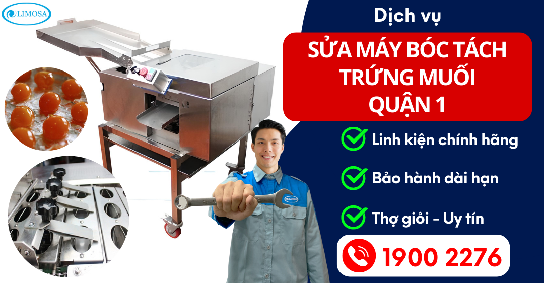 Sửa Máy Bóc Tách Trứng Muối Quận 1 Limosa